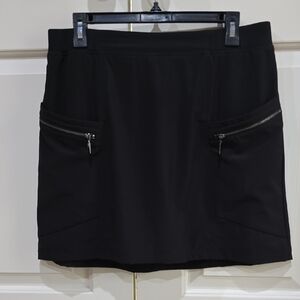 Chico's Black Athletic Skort with Pockets